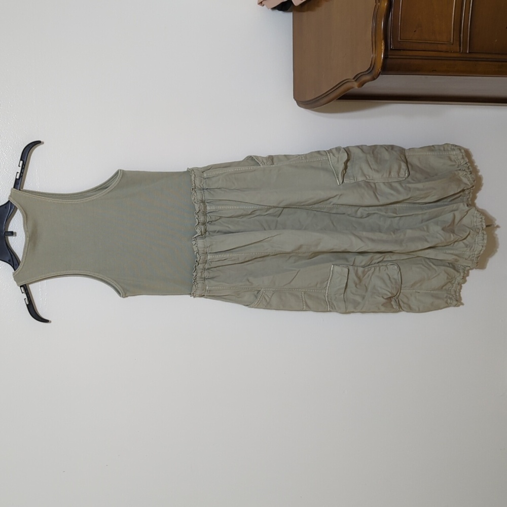 Anthropologie Daily Practice Be Bold Racerback Twofer Dress - Picture 4 of 9